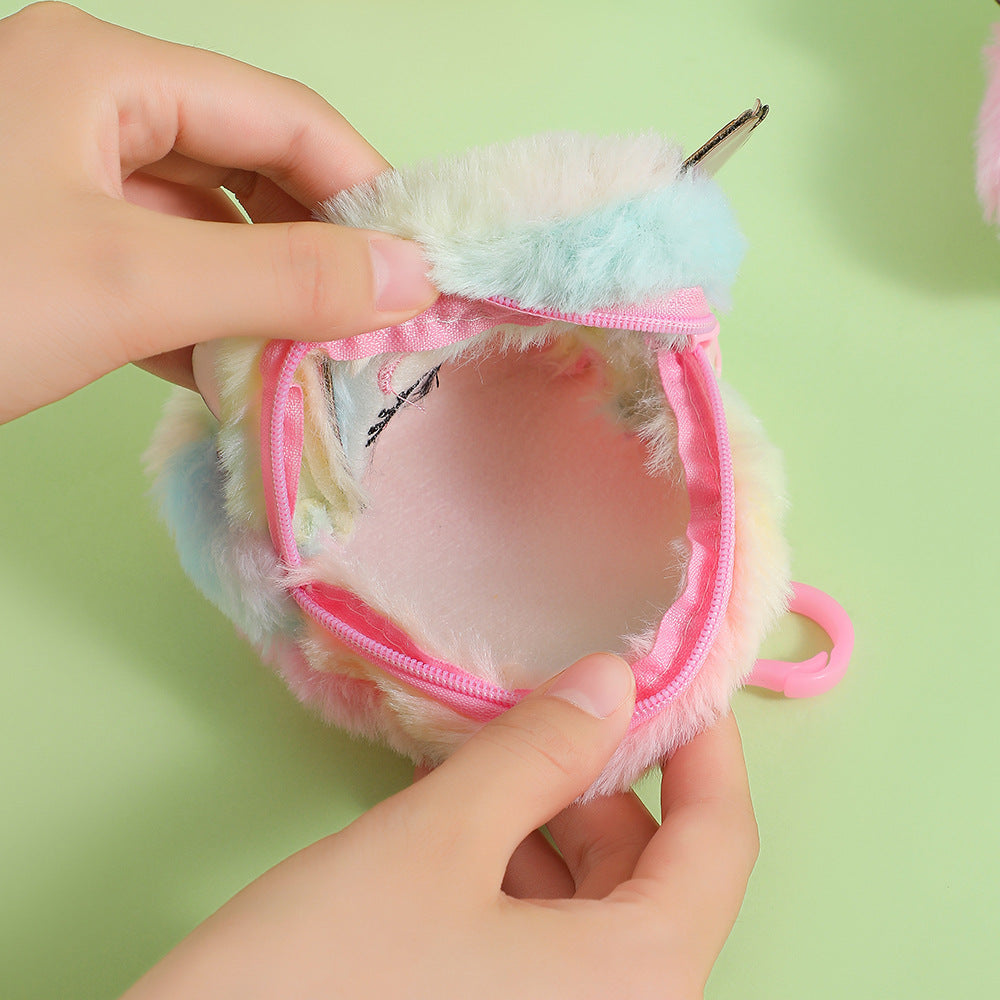 Wholesale Giant salamander plush storage bag student earphone bag